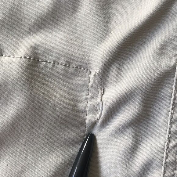 prAna Monarch Convertible Pants Women 14 Outdoor Gorpcore Hiking Shorts *flaw - Picture 11 of 11